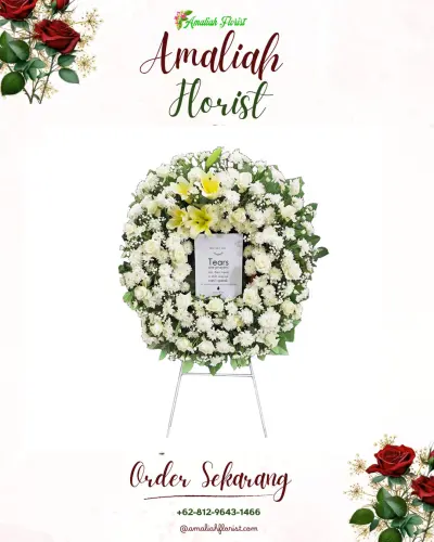 Krans Bunga Duka Cita di Pesurungan Lor