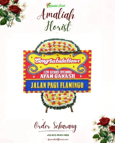 Bunga Papan Congratulation di Pesurungan Lor